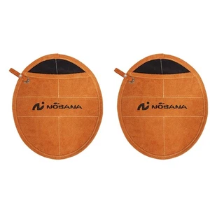 Leather Anti-scald Gloves Soft Wear-resistant Heat-resistant Barbecue Gloves - Picture 1 of 8