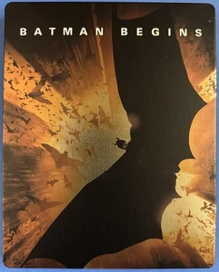 Batman Begins (Blu-ray Disc, 2012, Steelbook) - Foto 1 di 3