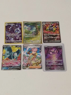 Pokemon SIR/Pecharunt Promo/Tangela Illustration Rare/Full Art Holo Cards  - Image 1 of 4