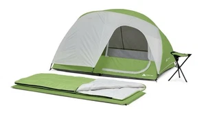 Combo de 4 piezas Ozark Trail Weekender Mochilero Campamento Tienda Saco de dormir Almohadilla de campamento - Imagen 1 de 2