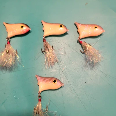 Lote de 4 señuelos Norman Front Runner NUEVOS, IR A DESC. CAJA ABAJO PARA PUNTAS DE APAREJO Foto 1 de 4