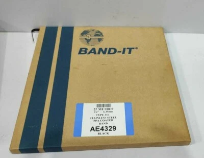 Band It AE4329 Stainless Steel PPA Coated Band ¼”-6.35mm 25 Meters - Image 1 of 2