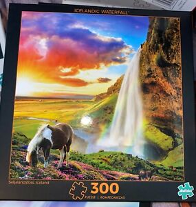Buffalo Games - Icelandic Waterfall - 300 Large Piece Jigsaw Puzzle