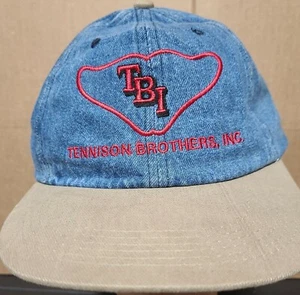 Tennison Brothers Inc Denim Baseball Cap 6 Panel Golfmütze - Bild 1 von 8