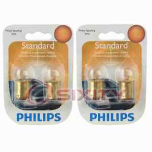 2 pc Philips License Plate Light Bulbs for Buick Roadmaster Roadmaster ib