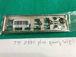 ASUS TUF Z390 PLUS GAMING WI FI IO SHIELD TYLNA PŁYTA, ORYGINALNA (WERSJA WIFI) - Zdjęcie 1 z 2