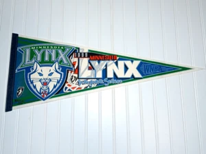 Vintage Wincraft 1999 WNBA Minnesota Lynx Inaugural Season Edition #1 Wimpel - Bild 1 von 3