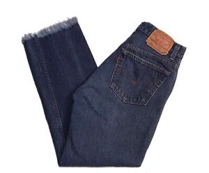 Vintage 1990er Made USA Levi's 501xx 32x34 Fade Blue Jeans Manschette CutOff Maße 29x24 7/8 - Bild 1 von 9