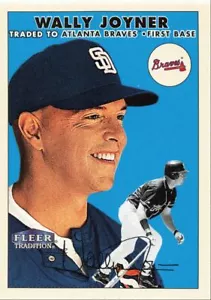 2000 Fleer Tradition Wally Joyner Atlanta Braves #409 - Picture 1 of 2