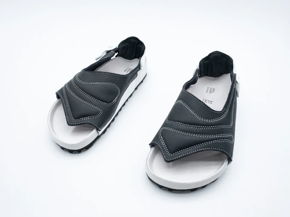 BIRKENSTOCK Terra Par Saskia Lenaerts Sandale D'Été Taille 37 EU Art 21206-100 - Photo 1/3