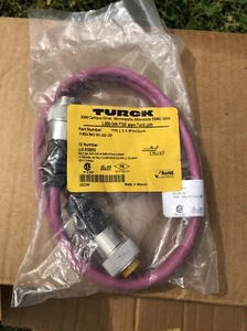 Turck ID U2-03895 Part # P-RSV RKV 40-162-1M double ended cordset cord New  - Picture 1 of 6