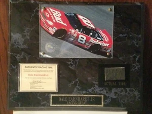 Dale Earnhardt Jr Racing Great Winston Cup Wall Plaque With Actual Tire COA - Picture 1 of 6