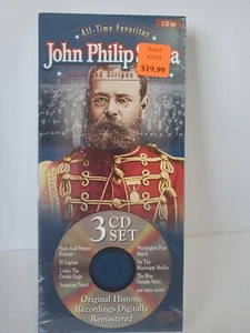 John Philip Sousa All Time Favorites Start And Stripes Forever 3 Disc Cd Set - Imagen 1 de 2