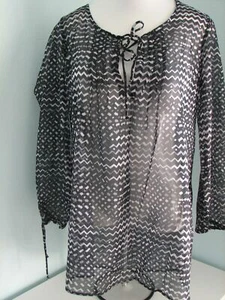 Swim Bathing Suit Cover Up Profile Gottex Confetti Beach Dress Tunic M - Picture 1 of 6