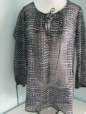 Купальный костюм прикрыть профиль Gottex конфетти пляж платье туника M - Изображение 1 из 4