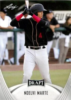 Noelvi Marte 12 2021 Leaf Draft Seattle Mariners - Image 1 of 2