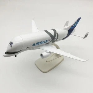 20cm A330 Airbus A330-700L Beluga With Wheels Metal Aircraft Plane Model Gift - Picture 1 of 6