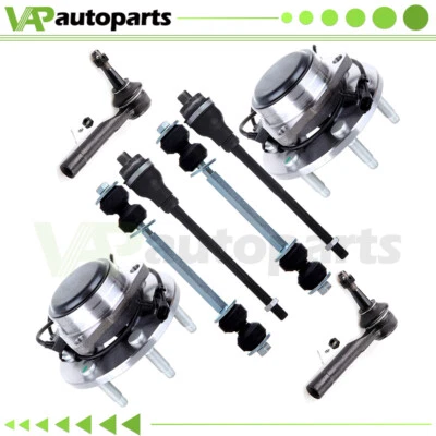 8x Buje de cojinete de rueda de enlace de extremo de barra estabilizadora para 07 Chevrolet Silverado 1500 Classic Foto 1 de 4