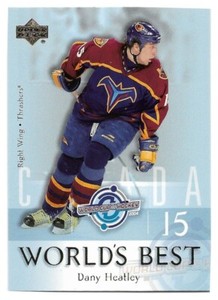 Dany Heatley #7 2004-05 Upper Deck World's Best Hockey Card NM-Mint