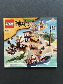 Lego Pirates 6241 Loot Island Instruction Manual Only 