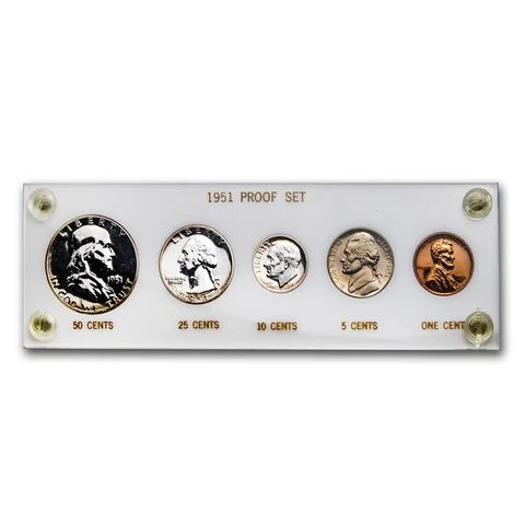1951 U.S. Proof Set (Hard Plastic Holder) - SKU#154474 Cover