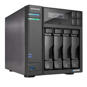 Asustor Lockerstor 4 Gen2 4Bay NAS Quad-Core 2,0 GHz CPU 4 Go DDR4 (sans disque) - Photo 1/6