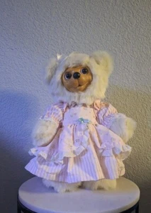 Vintage Robert Raikes Bear w/ Wooden Face and Feet - Picture 1 of 6