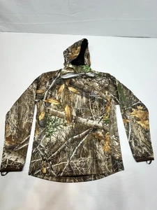 RealTree Edge Hoodie Sweatshirt Youth Large (10-12) with Gaiter and Thumb Straps - Picture 1 of 12