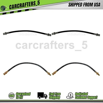 4 mangueras hidráulicas de freno delantero trasero para camioneta Toyota 1979-1983 2,2 L Foto 1 de 4