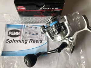 Penn Battle III DX 4000 Spinning Reel Heavy Duty Offshore & Shore Jigging - Picture 1 of 7