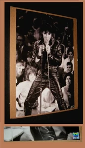ORIGINAL 2002 ELVIS PRESLEY IN LEATHER Elvis Presley Ent Licensed with HOLOGRAM - Picture 1 of 5