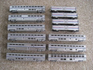 Kato Spur N Personenwagen Amtrak 13 Wagen Set gebraucht - Bild 1 von 4