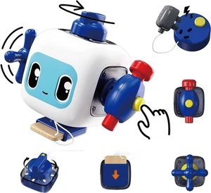 Busy Cube Toys for 1 2 3 Years Old Sensory Toys Activity Cube for Baby Boy Girl - Picture 1 of 8