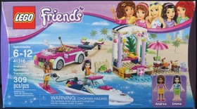LEGO Friends 41316 Andrea's Speedboat Transporter NIB