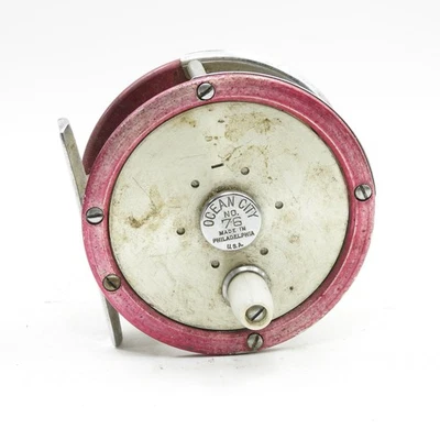 Vintage Ocean City No. Carrete de pesca con mosca 76. Foto 1 de 4