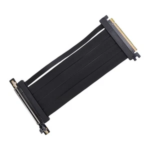 New PCIe 5.0 X16 Extension Cable 90° Connector 128Gbps High Speed Adapter Riser - Picture 1 of 23