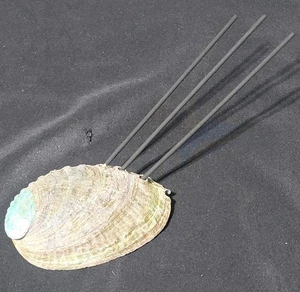 Abalone Shell Smudging Bowl Seashell Incense Burner, 5 Inches - Picture 1 of 6