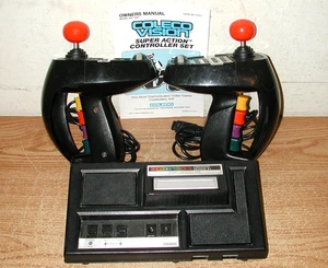 VINTAGE COLECO VISION EXPANSION MODULE #1 CONSOLE WITH SUPER ACTION CONTROLLERS - Picture 1 of 18