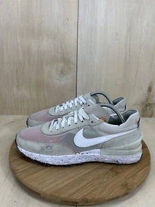 Chaussures de sport Nike Waffle One Crater Se blanc crème homme pointure 8,5 - Photo 1/8