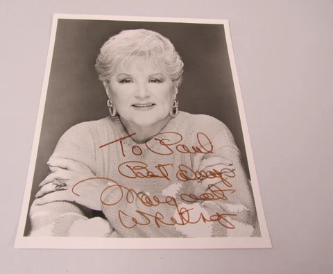Margaret Whiting Country Music Singer Autograph Signed Photo Tree in the Meadow Cover