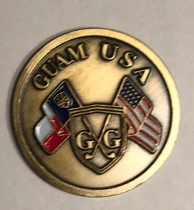 Guam U.S.A. Golf Ball Marker - Picture 1 of 1