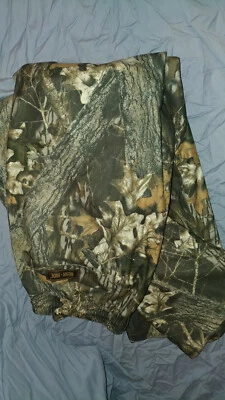 Gamehide Waterproof Non-Insulated HUNTING  Cover Pant-Hush Hide Fabric-Mossy Oak - Image 1 of 2