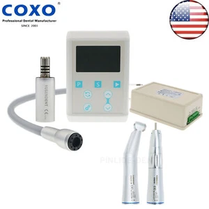 US COXO Dental Built in Electric Fiber Optic LED Micro Motor INT + Handpiece - Picture 1 of 39