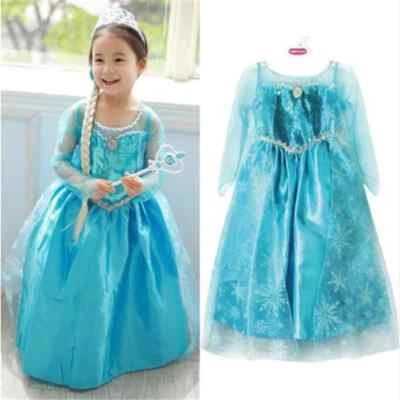Disfraz Vestido Elsa Frozen princesa ideal para Carnaval - Nuevo!  Costume New! - Imagen 1 de 4