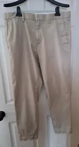 Banana Republic Mens Tapered Fit Chino Khaki Tan Pants 35X30-CM134 - Bild 1 von 5