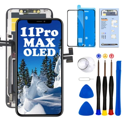 EFAITHFIX OLED Für iPhone 11 Pro Max Display 3D TouchScreen Bildschirm LCD Vormontiert Kit