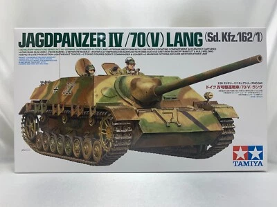 TAMIYA 1/35 German Tank Jagdpanzer IV 70 V Lang Military Miniature Plastic Model - Immagine 1 di 4