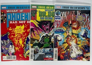 Lot of 3 True Believers #1 What If? Dr Doom Legion Phoenix Marvel Comics 2018 NM - Picture 1 of 4