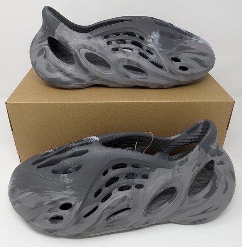 NUOVA taglia 12 Adidas Yeezy IE4931 schiuma RNR MX grigio granito corridore