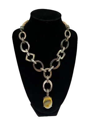 "Collar gargantilla ajustable gruesa de ópalo sintético Chicos de 20"" para mujer joyería de fiesta" Foto 1 de 4